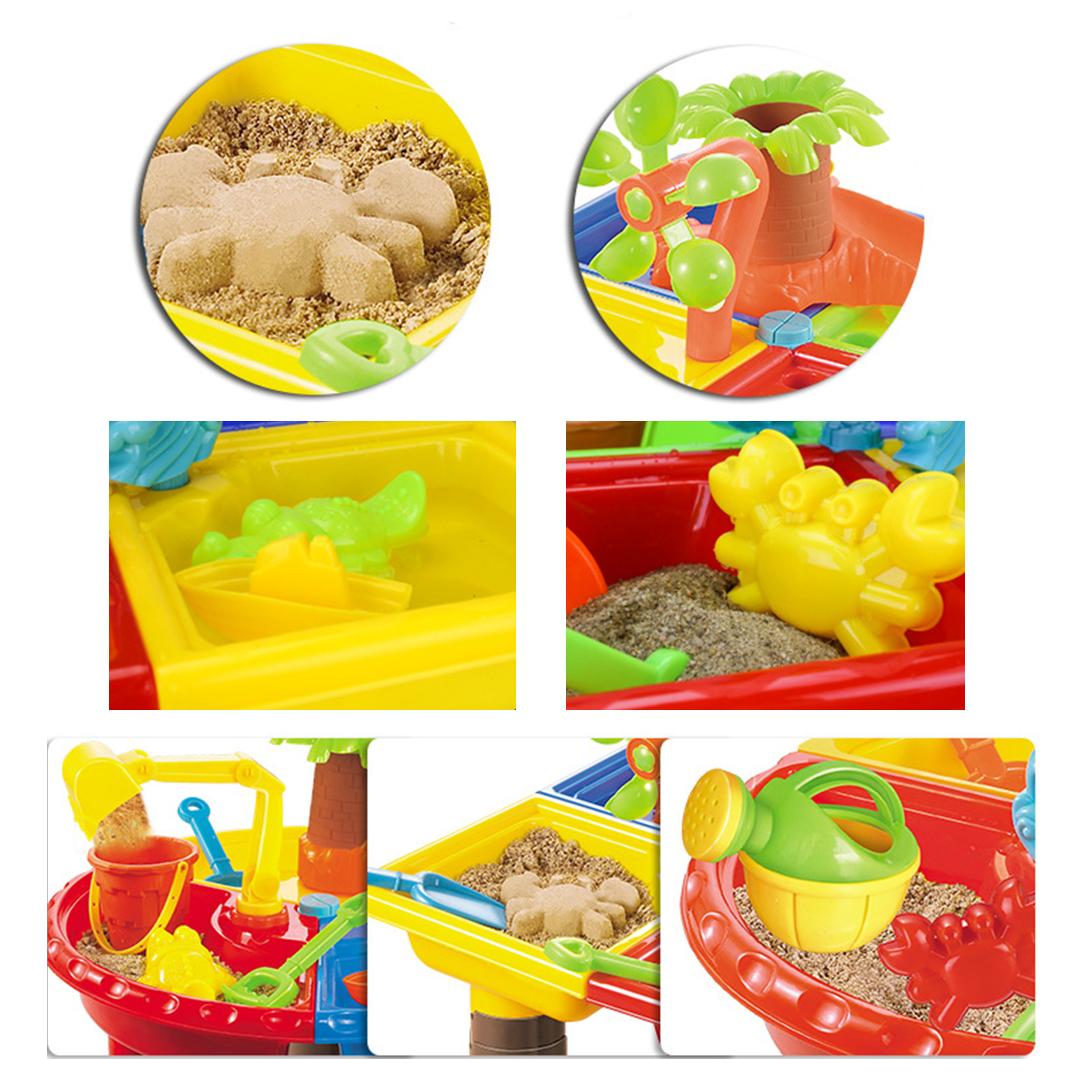 1 Set Children Beach Table San - Kids Outdoor Folding Table avaliação e preço