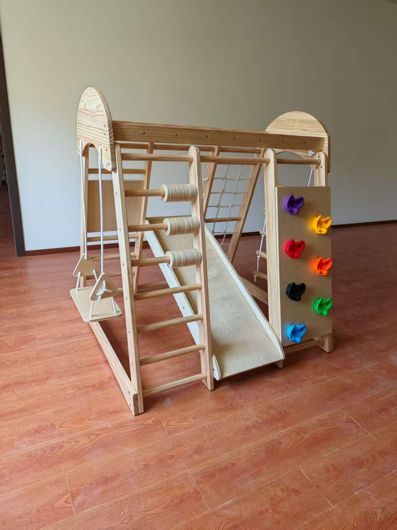 Wooden Kids Climbing Frame Lad - Kids Outdoor Frame avaliação e preço