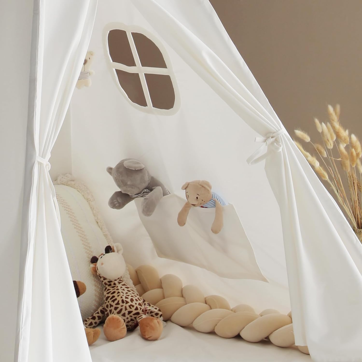 Kids Teepee Tent for Girls Boy - Kids Outdoor Wendy House avaliação e preço