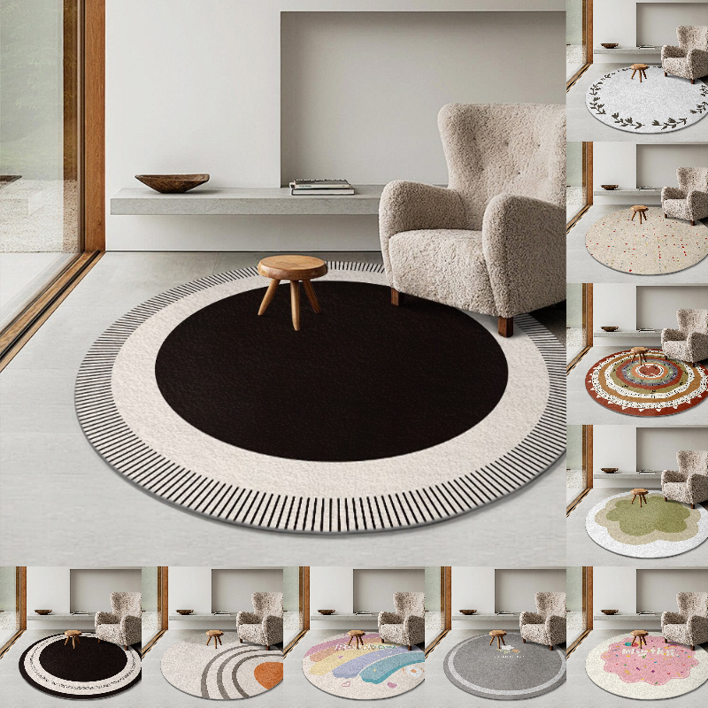 Round Rug Animal Print Cartoon - Kids Outdoor Chair And Table avaliação e preço