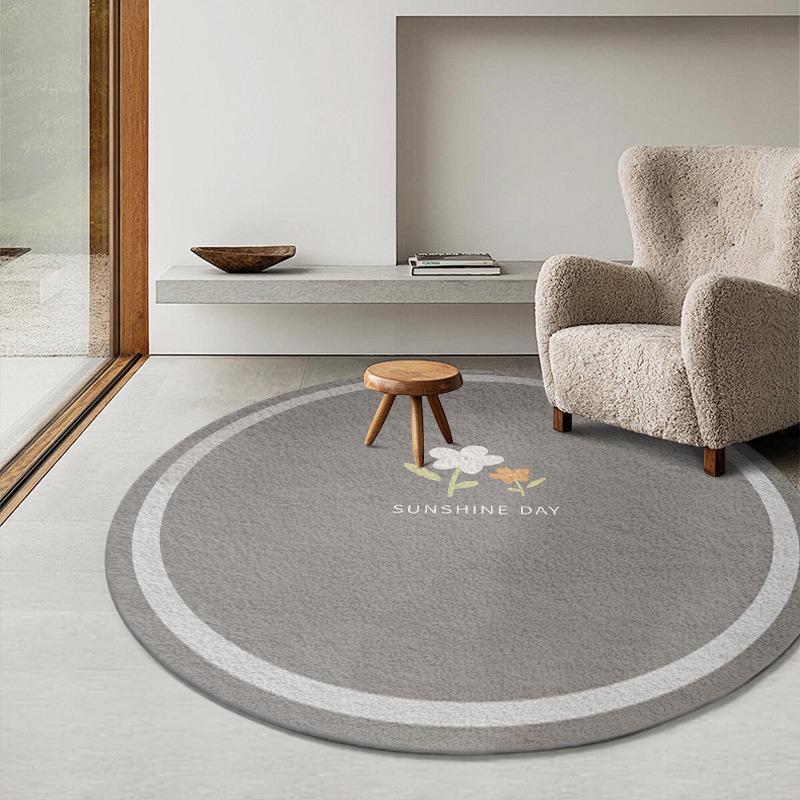 Round Rug Animal Print Cartoon - Kids Outdoor Chair And Table avaliação e preço