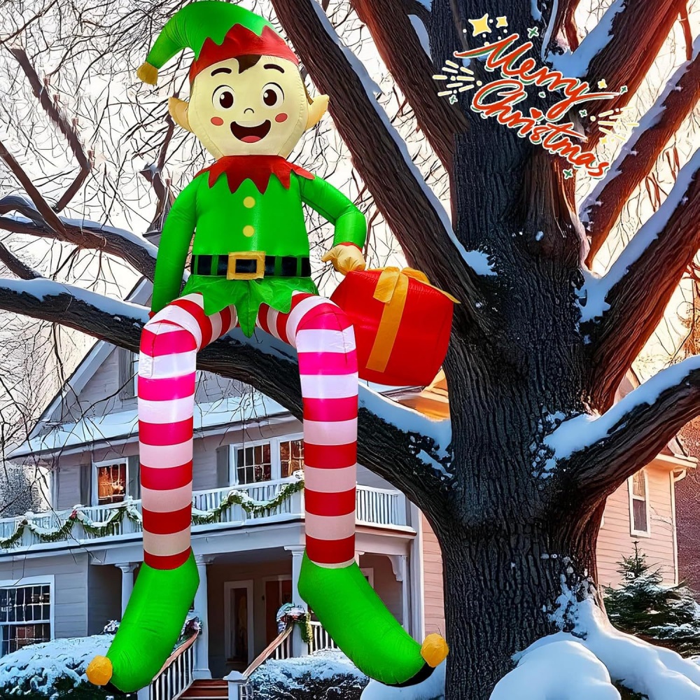 8FT Christmas Inflatables Sitt - Kids Outdoor Play Equipment avaliação e preço