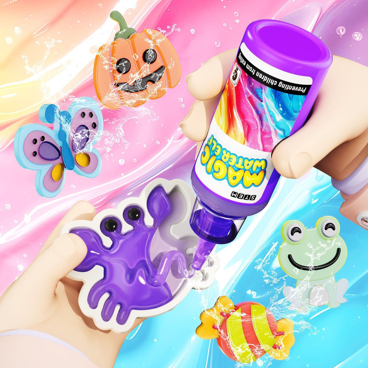 Magic Gel Water Beads Toy: 12- - Kids Outdoor Water Toys avaliação e preço