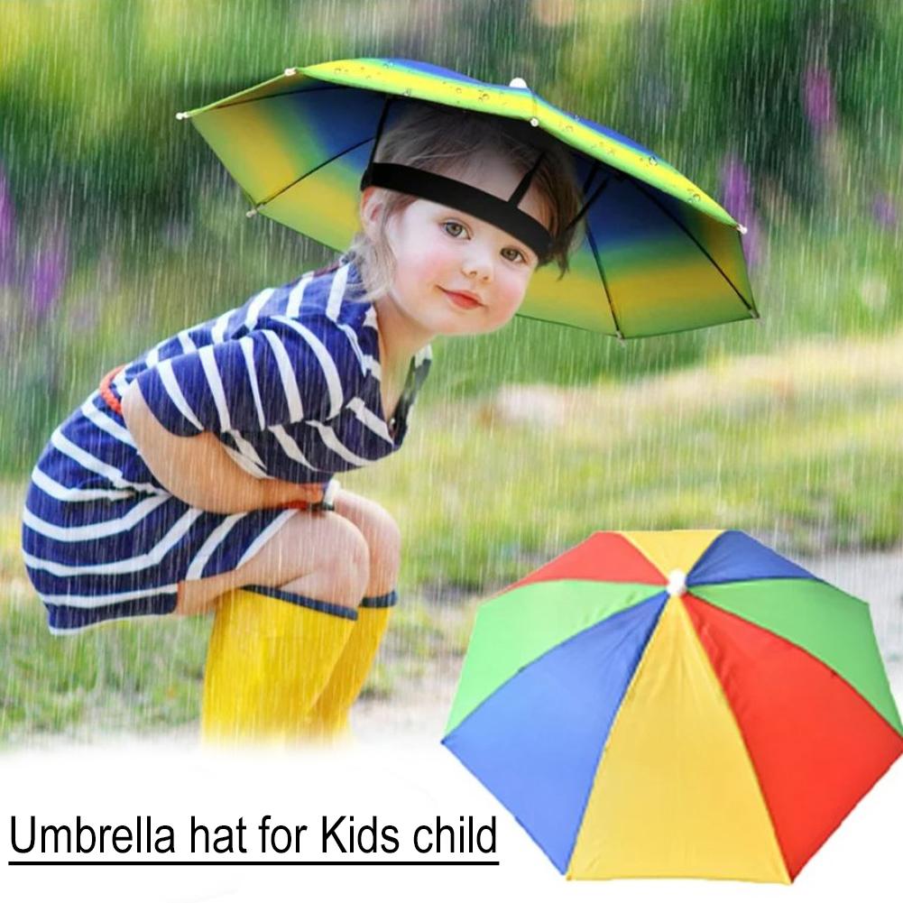 Umbrella Hat For Kids Child Fo - Kids Outdoor Umbrella avaliação e preço
