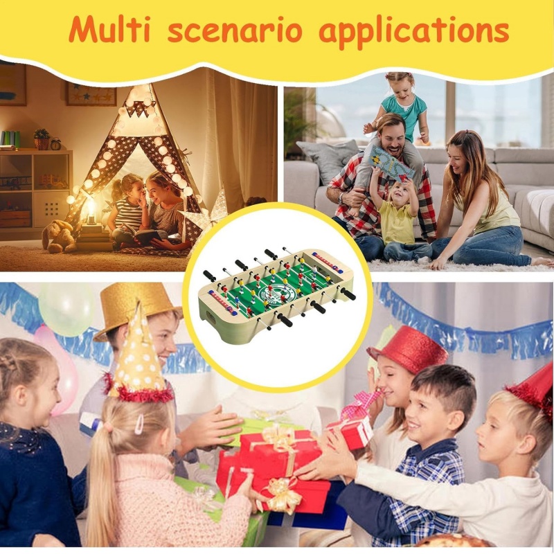 Mini Wooden Table Football Gam - Kids Outdoor Folding Table avaliação e preço