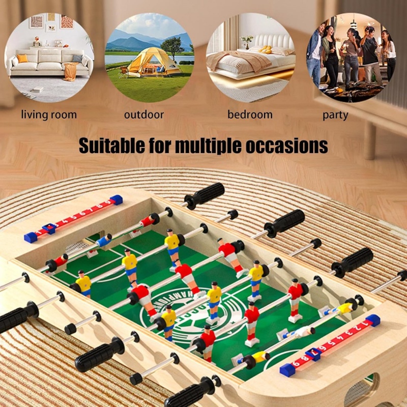 Mini Wooden Table Football Gam - Kids Outdoor Folding Table avaliação e preço