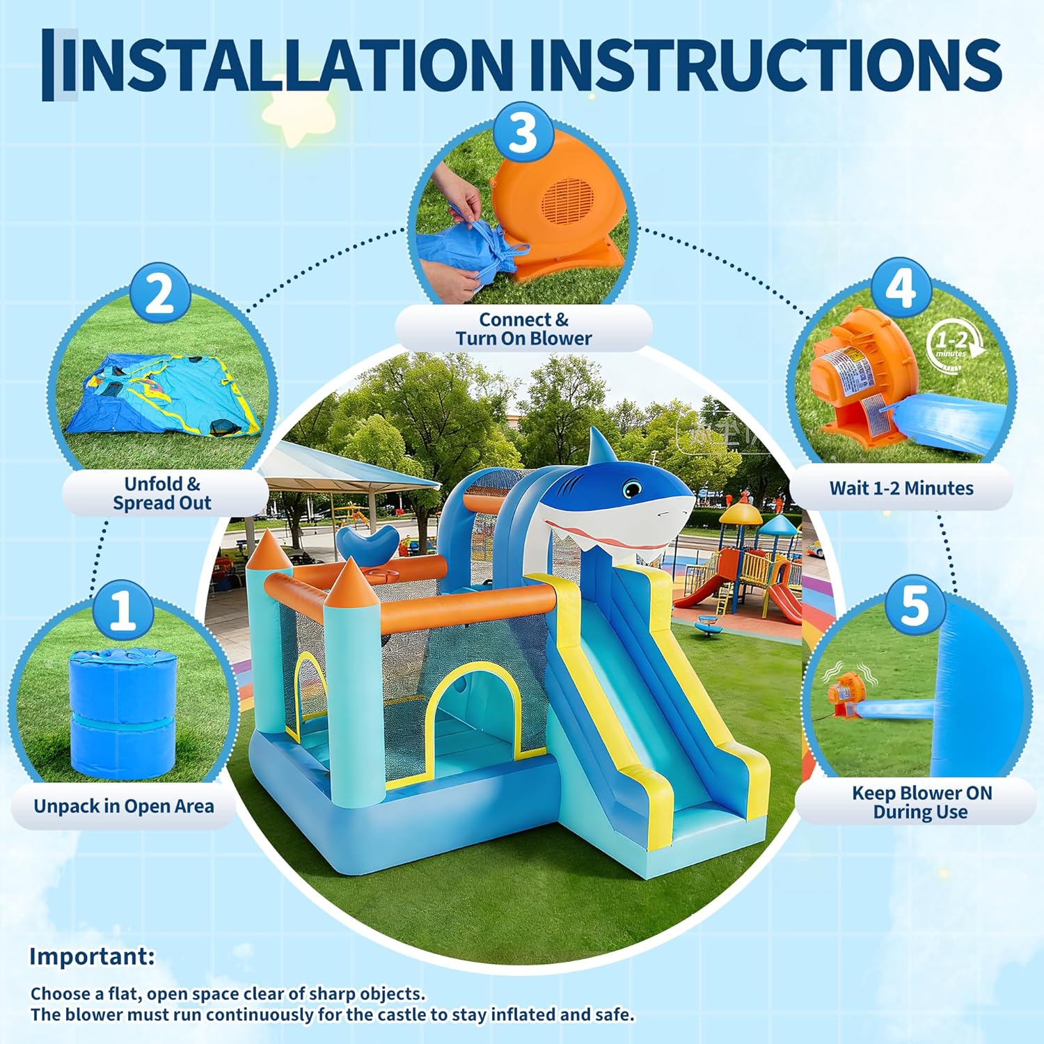 Inflatable Outdoor Toys Kids B - Kids Outdoor Wendy House avaliação e preço