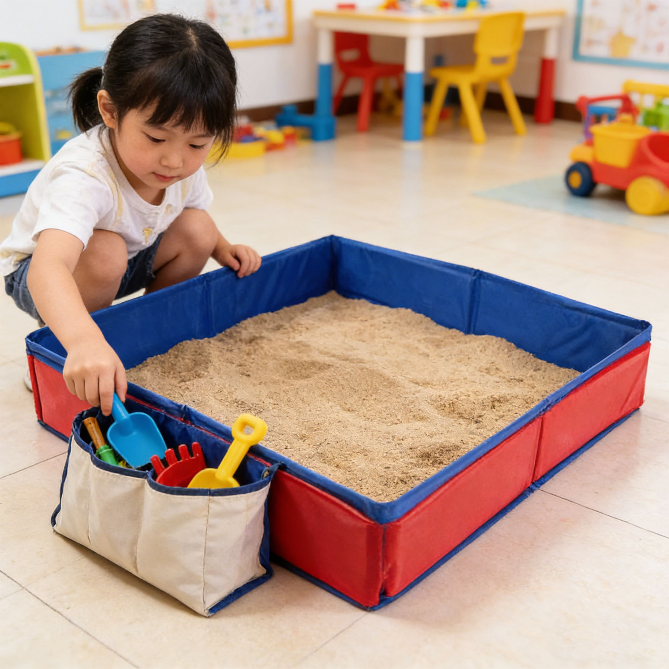 Kids Sand Table for Children B - Kids Outdoor Folding Table avaliação e preço