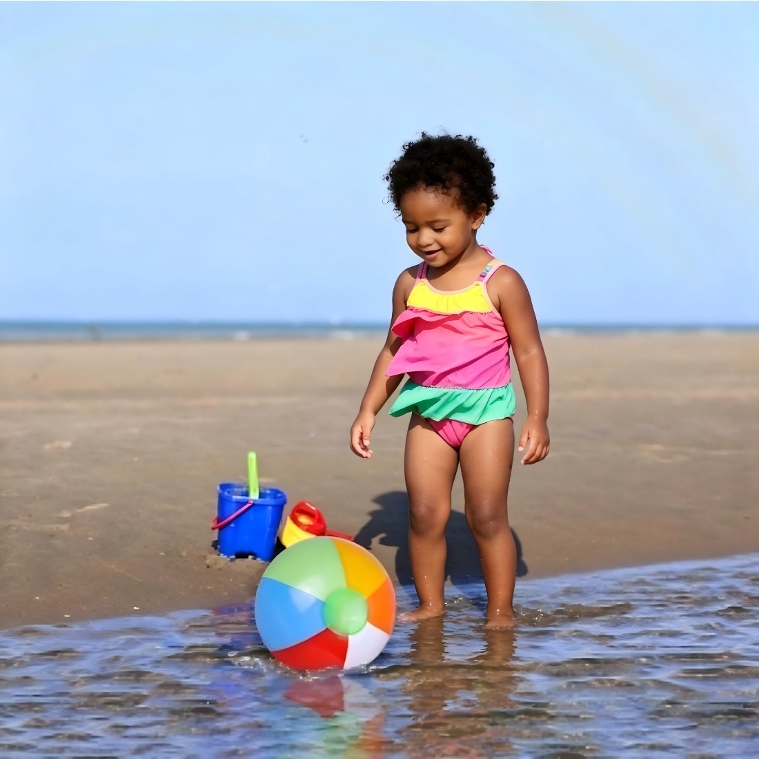 5 Pack Bulk Rainbow Inflatable - Kids Outdoor Water Toys avaliação e preço