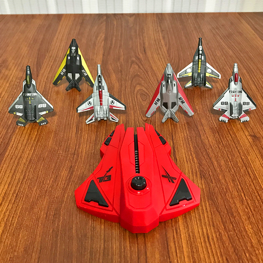 6pcs Fighter Plane Red Launche - Kids Outdoor Play Equipment avaliação e preço