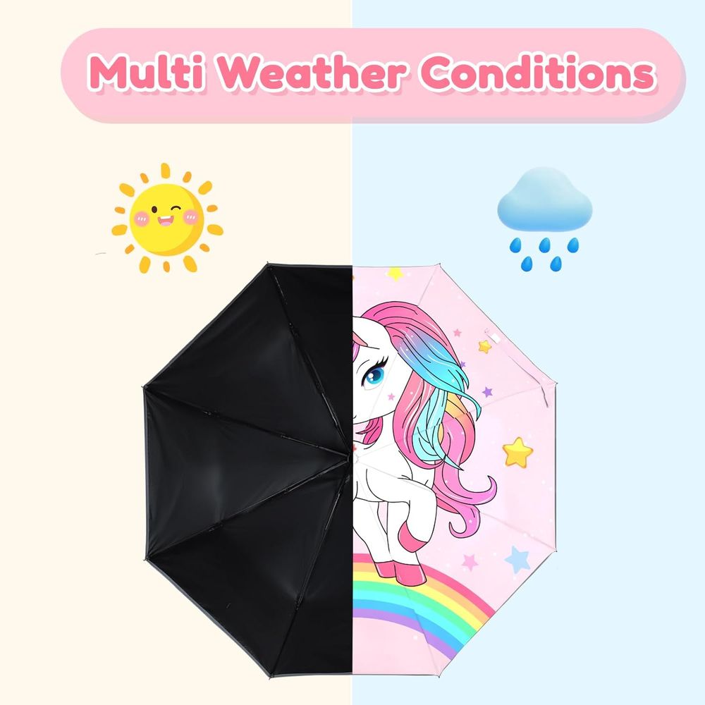 UV-Resistant Compact Kids Umbr - Kids Outdoor Umbrella avaliação e preço
