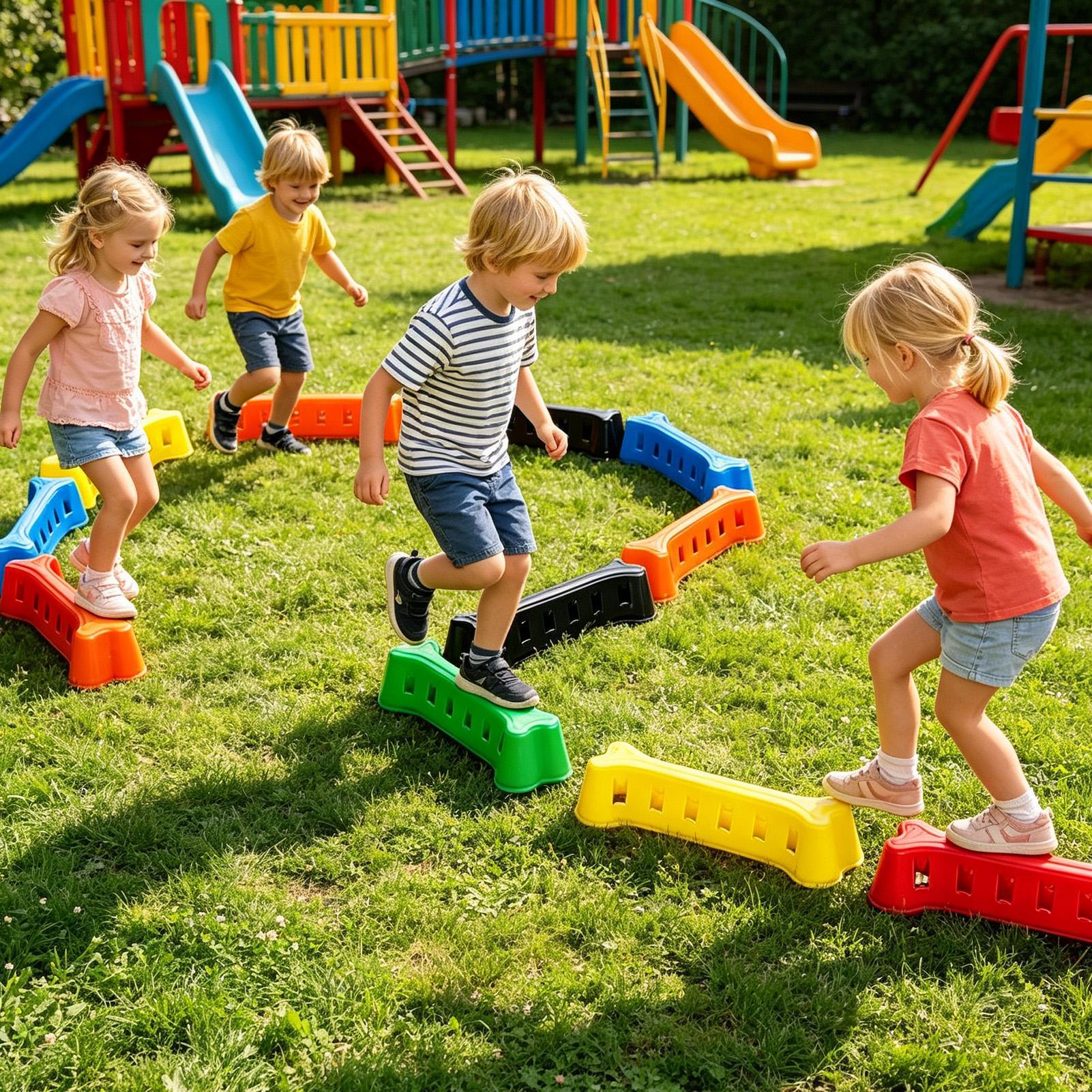 Kids Balance Beam Stackable No - Kids Outdoor Education avaliação e preço
