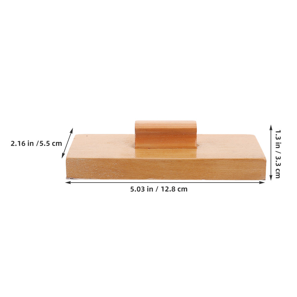 4Pcs Wooden Sandpaper Rhythm B - Kids Outdoor Education avaliação e preço