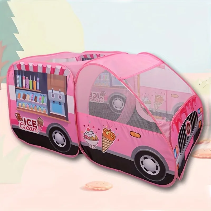 Kids Portable Pink Dessert Tru - Kids Outdoor Wendy House avaliação e preço