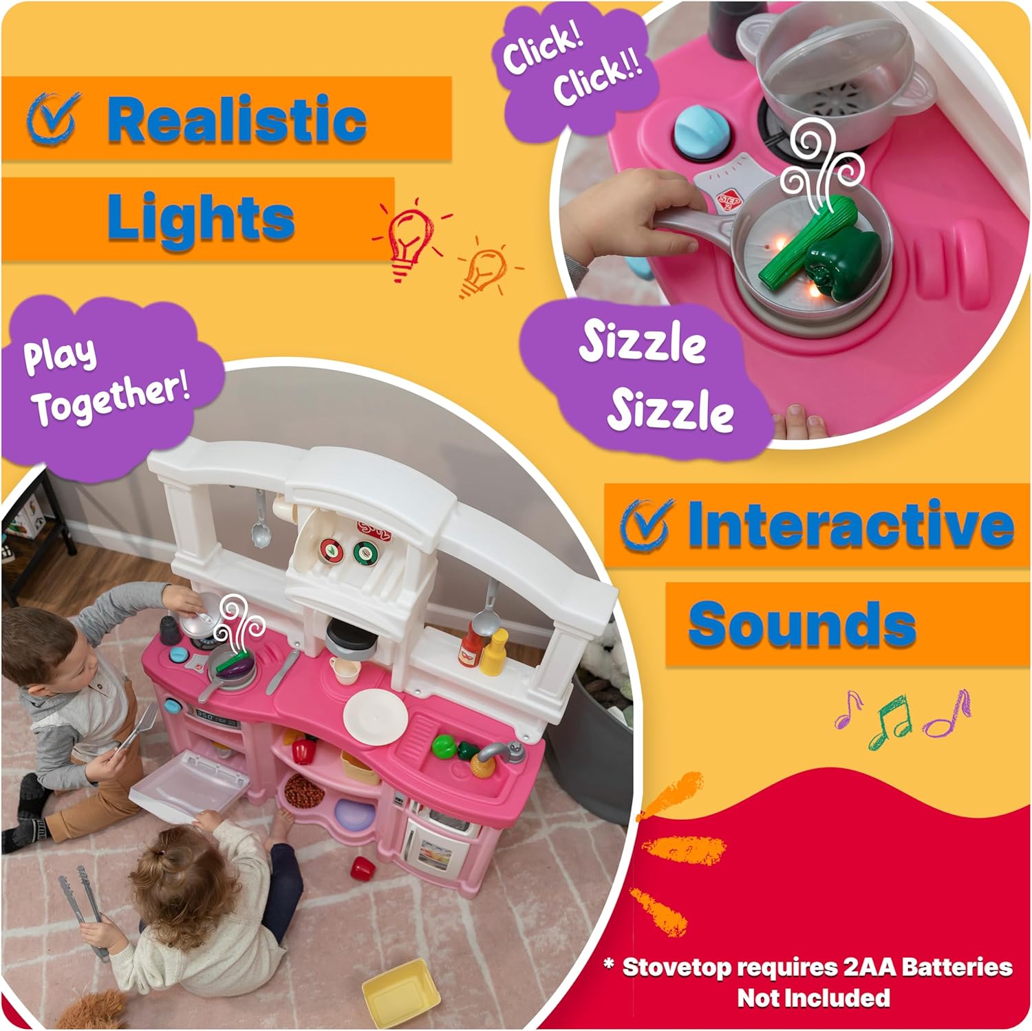 Fun with Friends Kids Kitchen  - Kids Outdoor Wooden Playset avaliação e preço