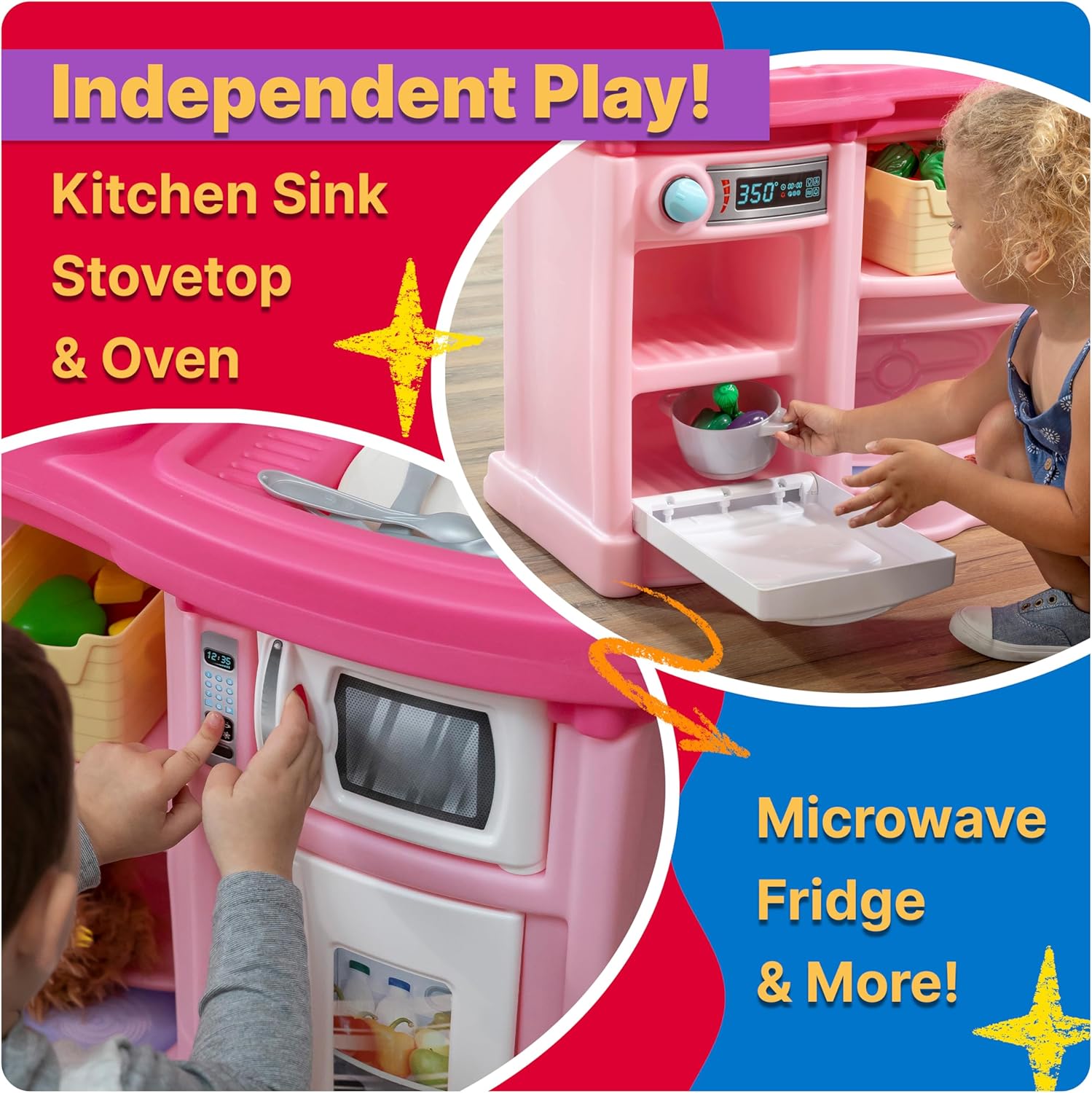 Fun with Friends Kids Kitchen  - Kids Outdoor Wooden Playset avaliação e preço