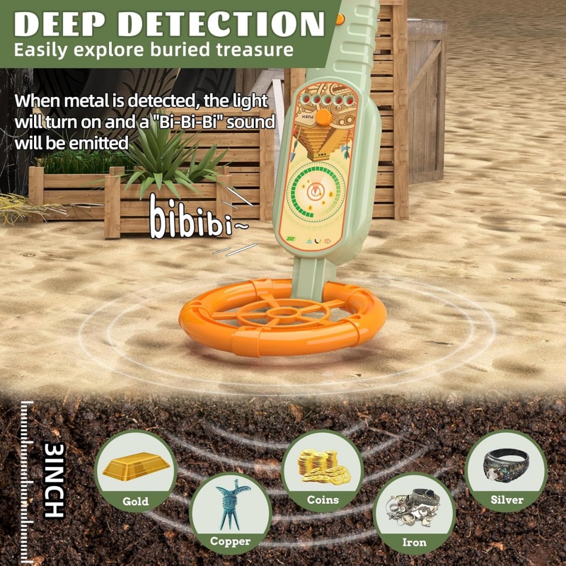 Kids Outdoor Metal Detector Ki - Kids Outdoor Education avaliação e preço