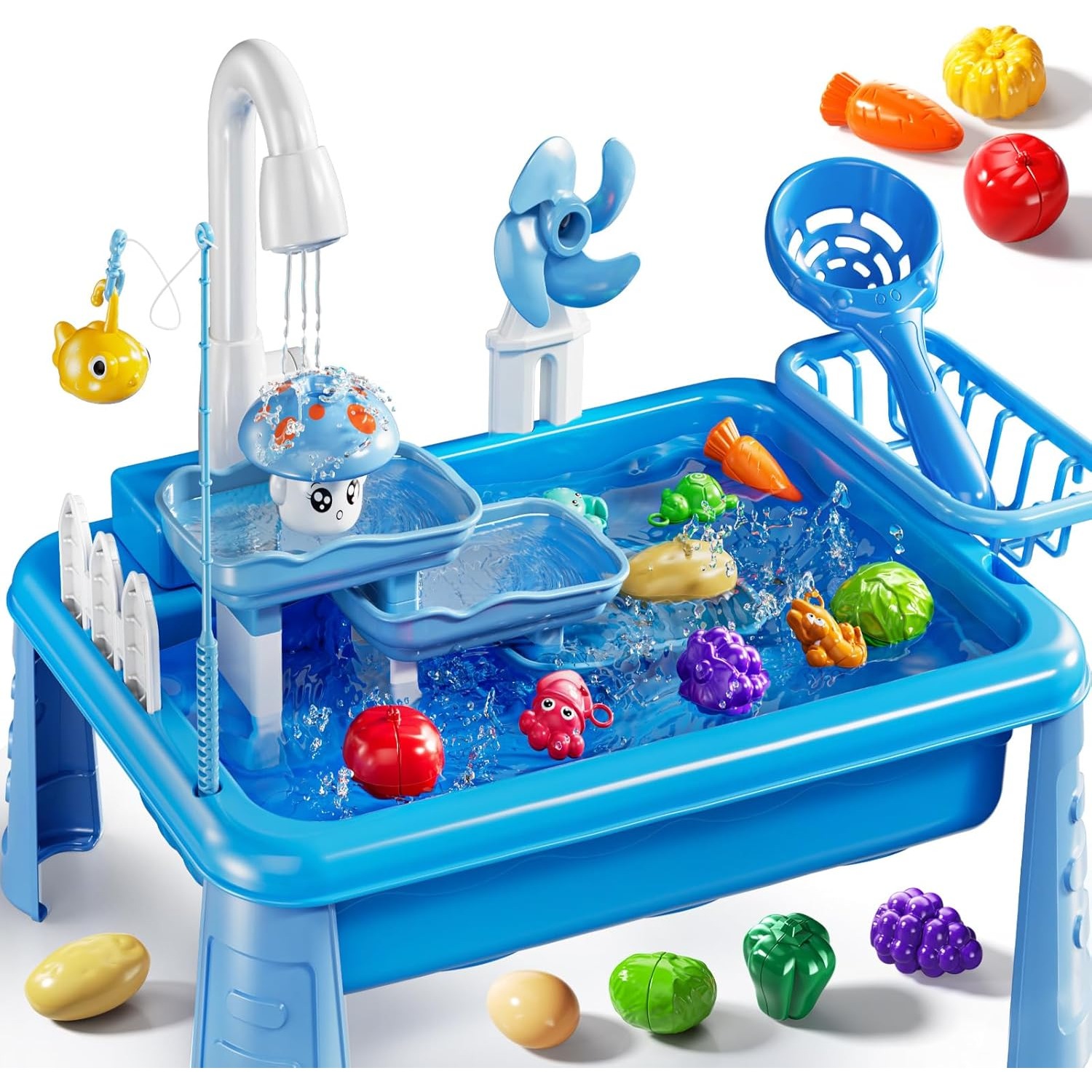 Water Table Play Sink Toy for  - Kids Outdoor Folding Table avaliação e preço