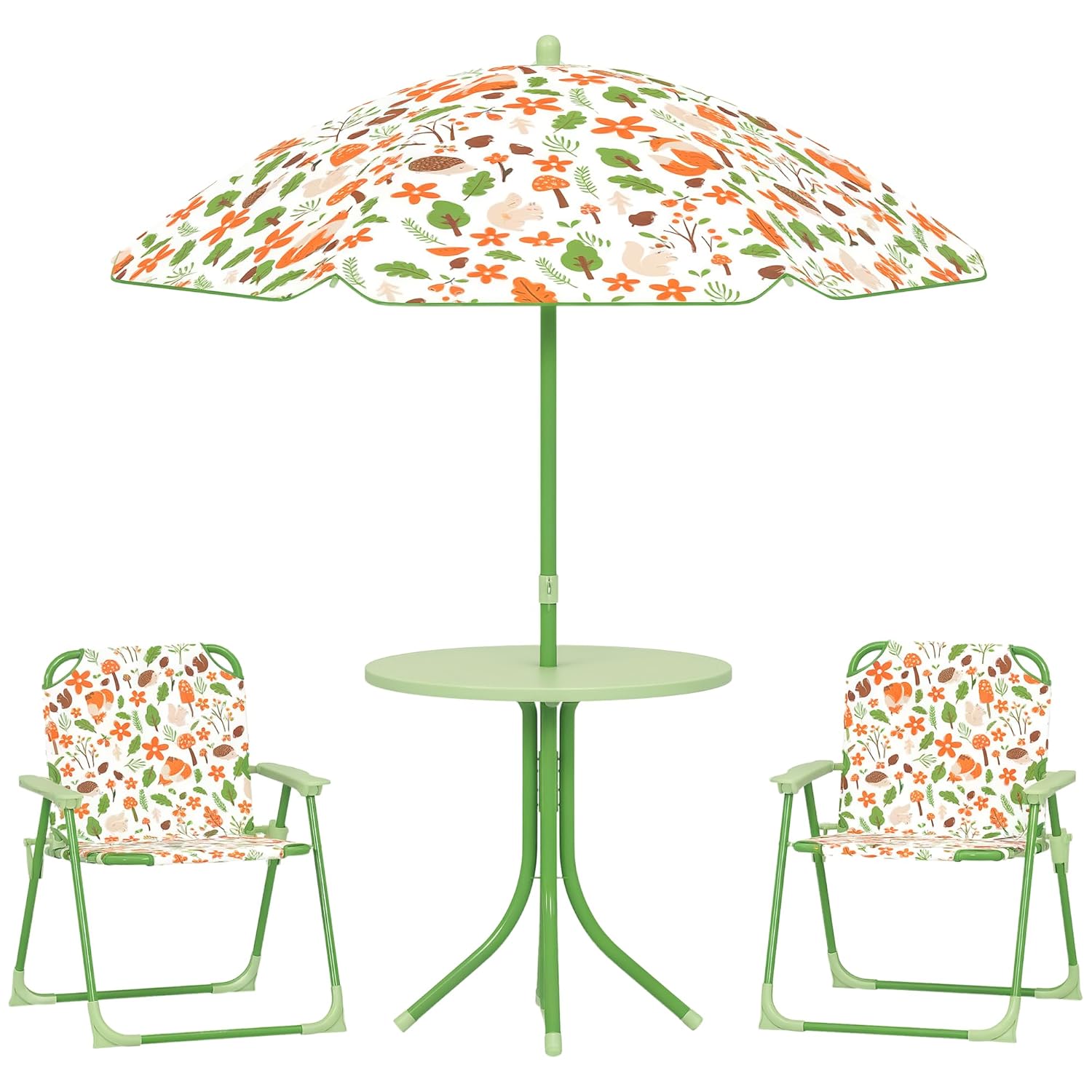 Kids Picnic Table Chair Set Fo - Kids Outdoor Umbrella avaliação e preço