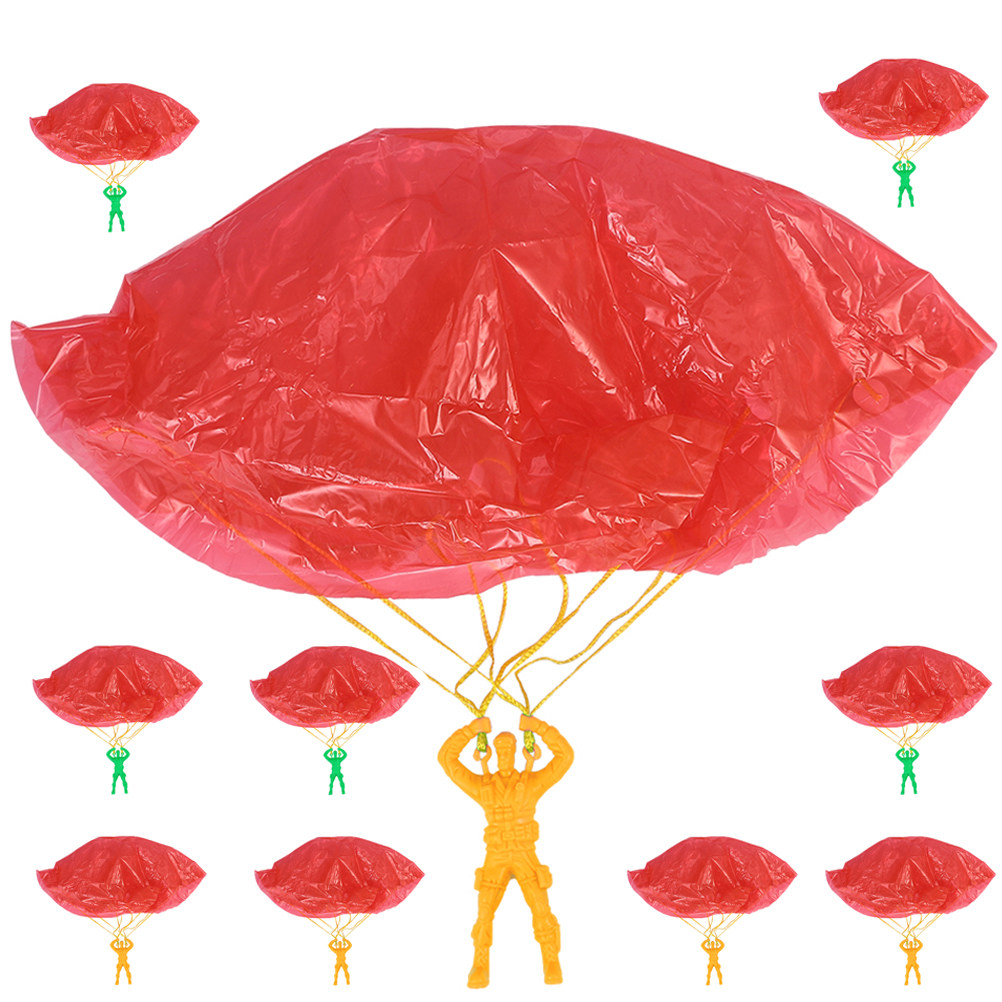 10Pcs Parachutes Kids Outdoor  - Kids Outdoor Education avaliação e preço