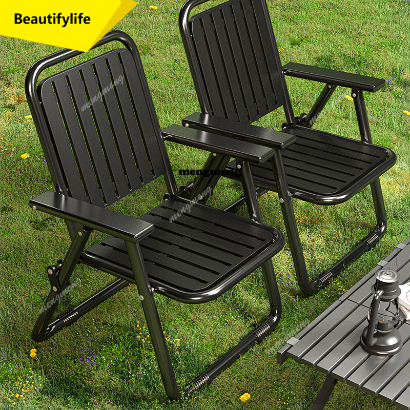 X188 Nature Black Camping Chai - Kids Outdoor Lounge Furniture avaliação e preço
