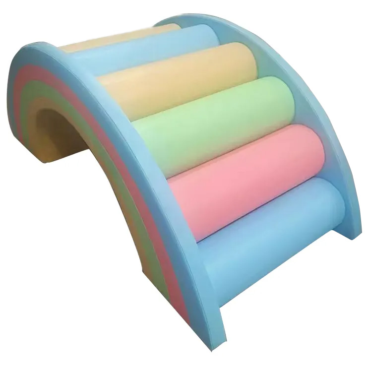Macaroon-Colored Kids Soft Pla - Kids Outdoor Play Equipment avaliação e preço
