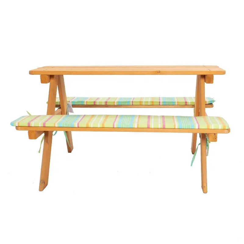 -Outdoor furniture wood kids t - Kids Outdoor Chair And Table avaliação e preço
