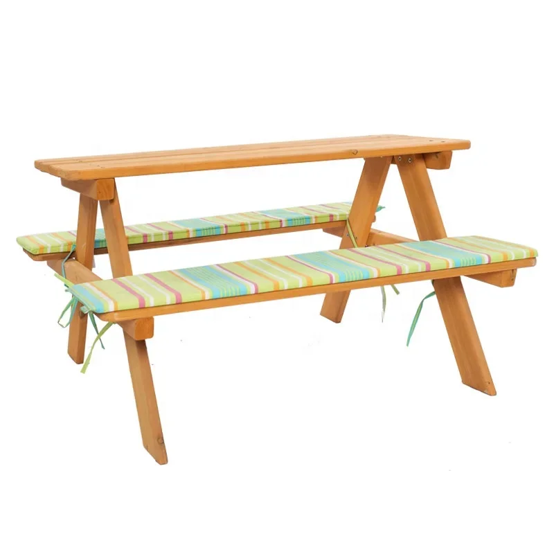 -Outdoor furniture wood kids t - Kids Outdoor Chair And Table avaliação e preço