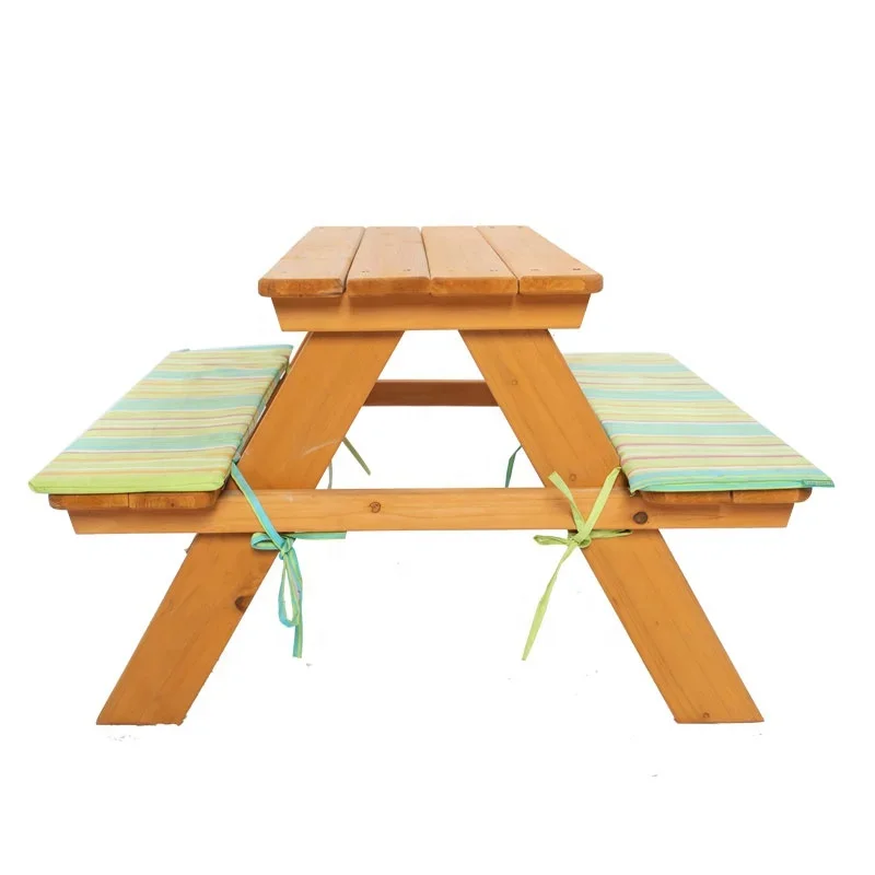 -Outdoor furniture wood kids t - Kids Outdoor Chair And Table avaliação e preço