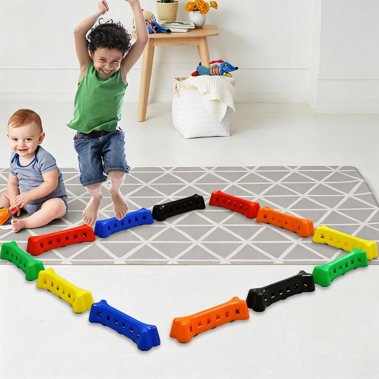 Kids Balance Beam Stackable No - Kids Outdoor Balance Beam avaliação e preço