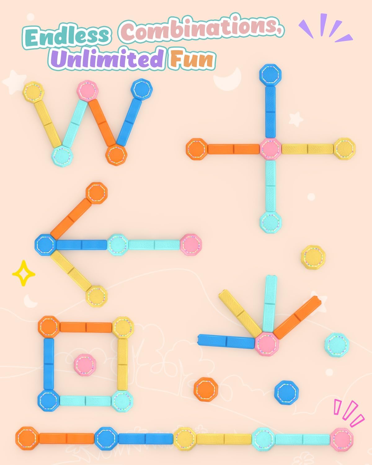 13PCS Light-Up & Musical Balan - Kids Outdoor Balance Beam avaliação e preço