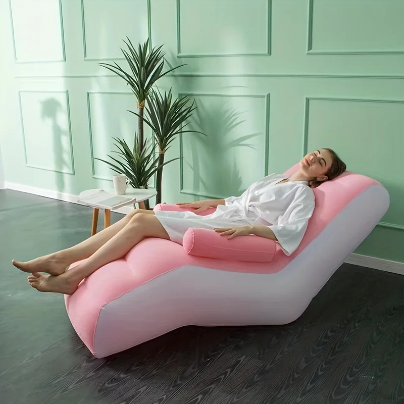 Inflatable Lazy Sofa Flocking  - Kids Outdoor Lounge Furniture avaliação e preço