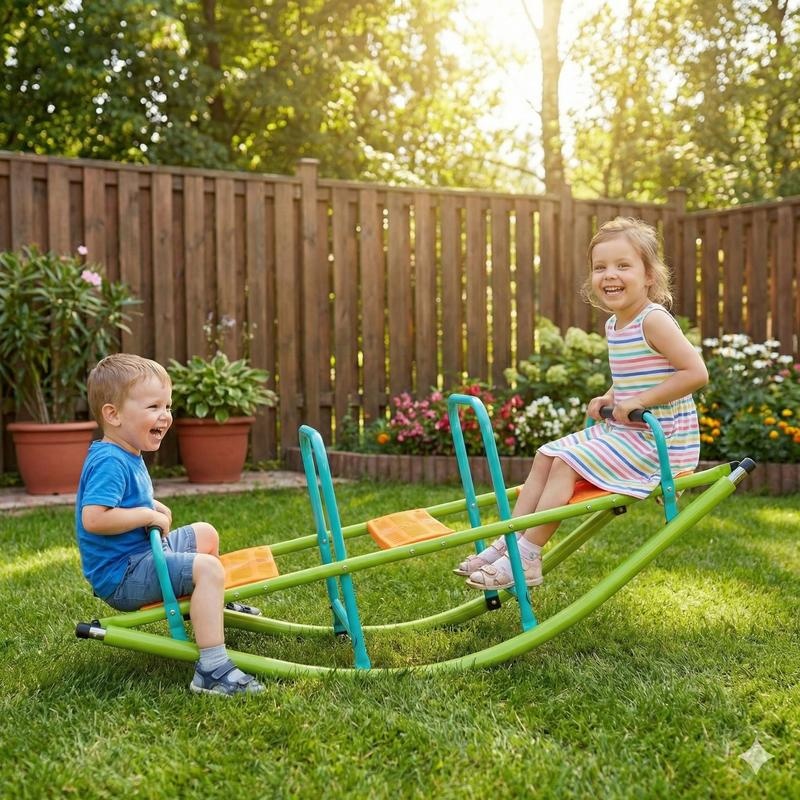 Blue and Green Plastic Kids Se - Kids Outdoor Frame avaliação e preço
