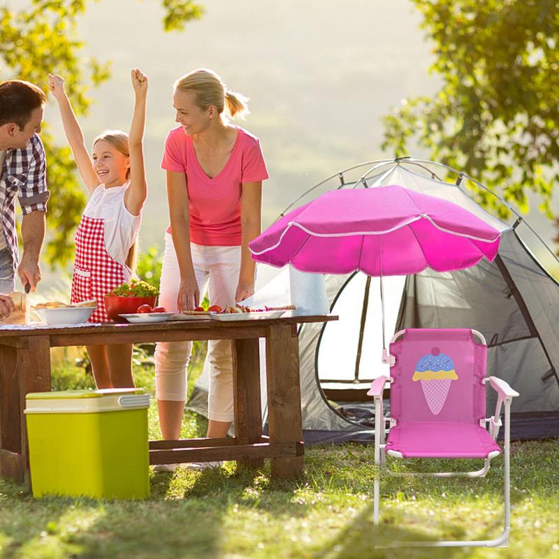 Kids Umbrella Chair Beach Sand - Kids Outdoor Umbrella avaliação e preço