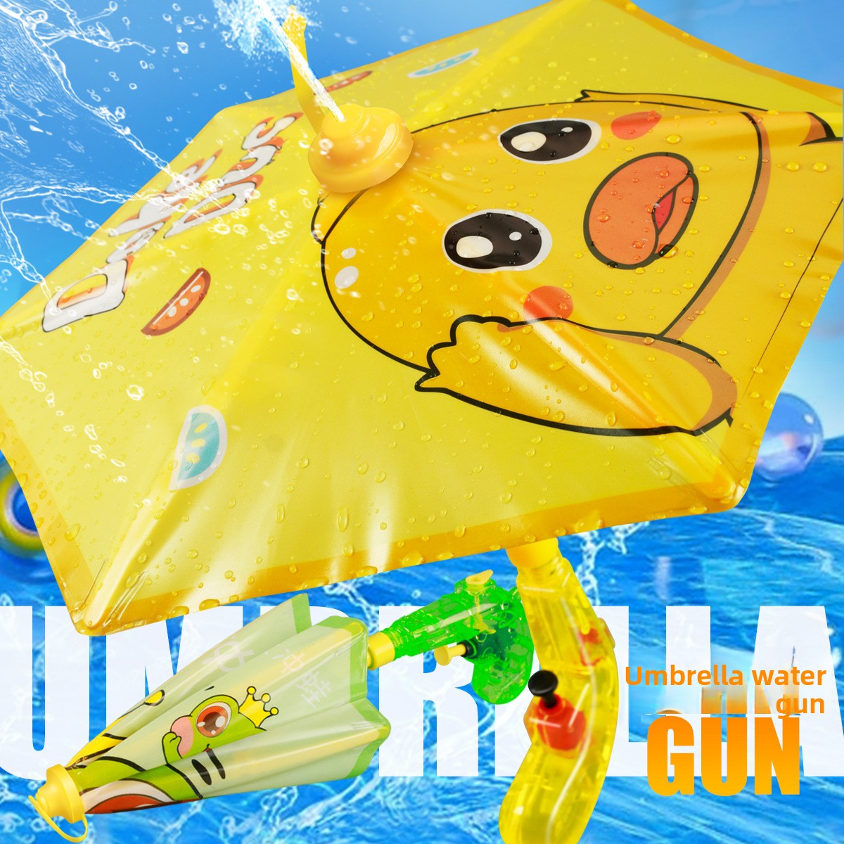 Cartoon Umbrella Water Gun Ado - Kids Outdoor Umbrella avaliação e preço