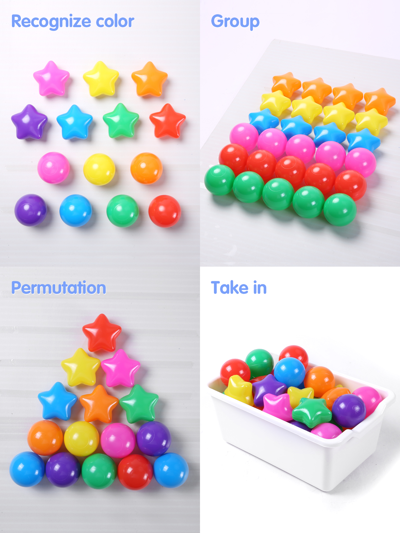 Crush Proof Ball Pit Ball Pack - Kids Outdoor Wendy House avaliação e preço